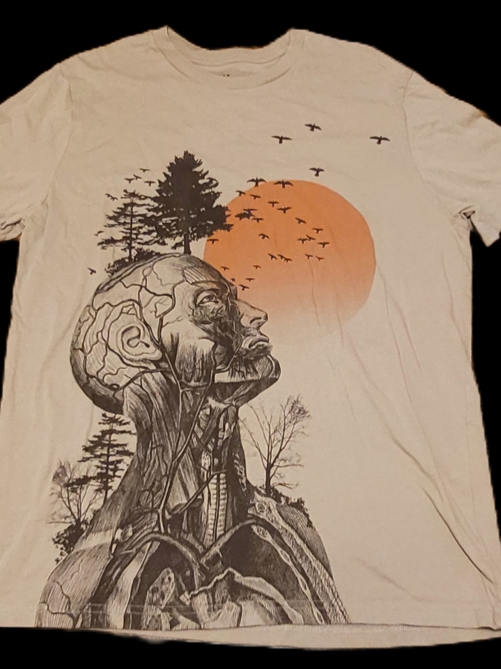 Junk Food Clothing Alan The Hangaover Shirt Beige Tee Human Tree